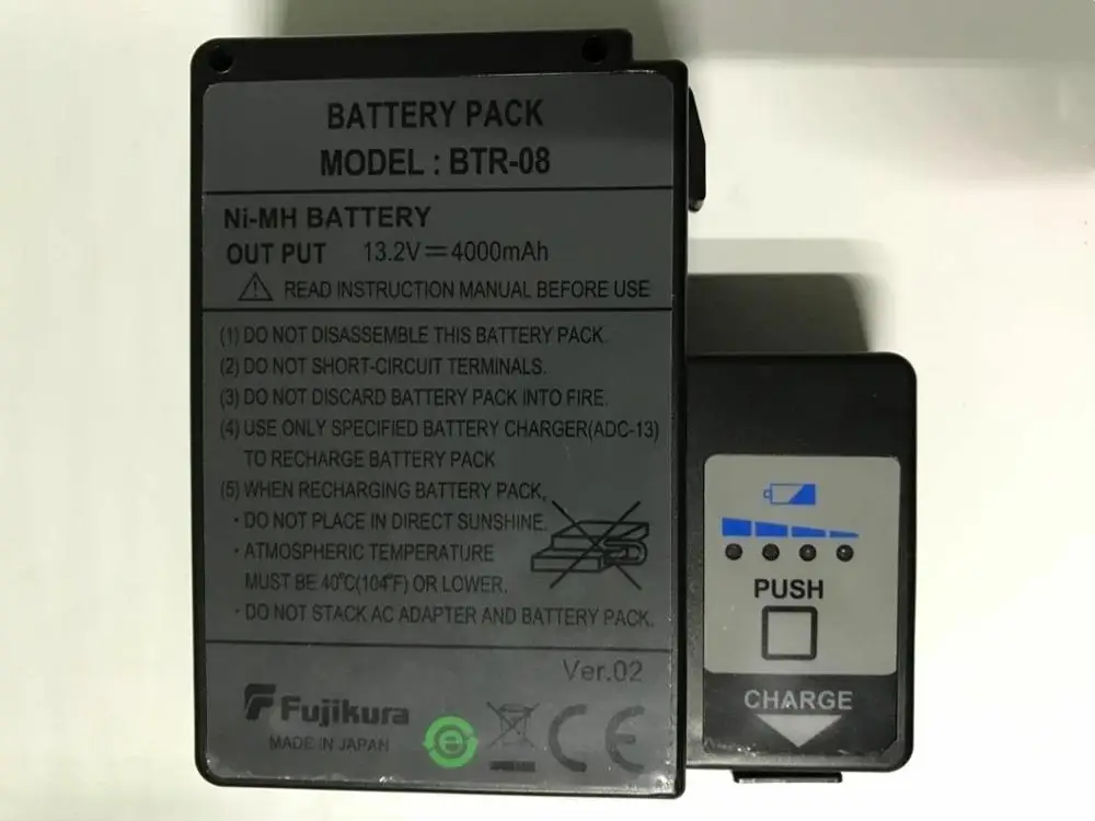 Replacement BTR-08 Battery for  60S FSM-60S FSM-60R 60R FSM-18S 18S Fusion Splicer Made in China