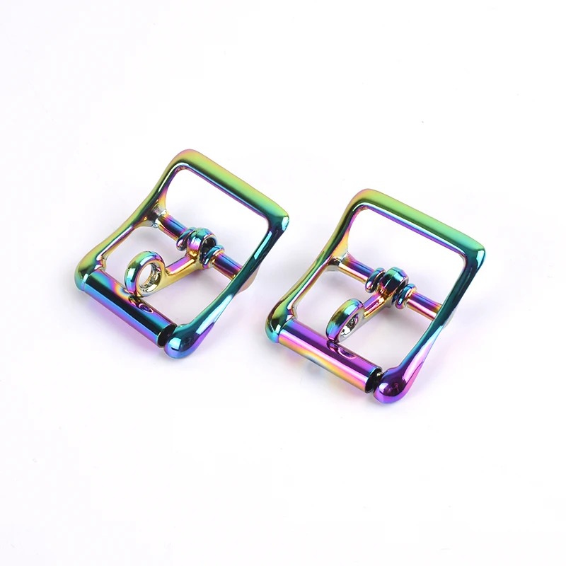 2Pcs Rainbow Kleur Locking Tong Roller Gesp, Nieuwe Metalen Vergrendeling Gesp