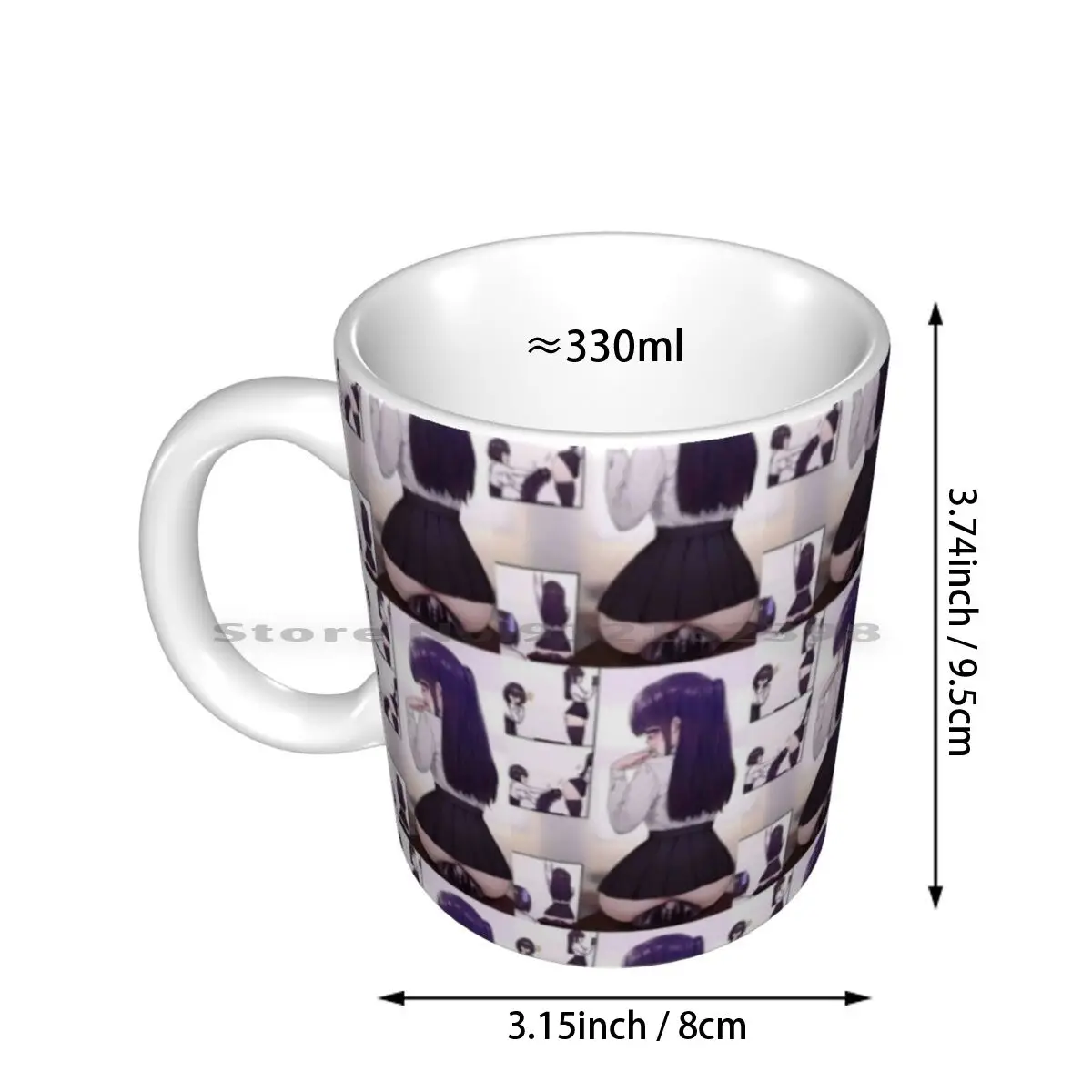 She Seems To Love It Ceramic Mugs Coffee Cups Milk Tea Mug Ecchi Hentai Nsfw Creative Trending Vintage Gift Bottle Cup