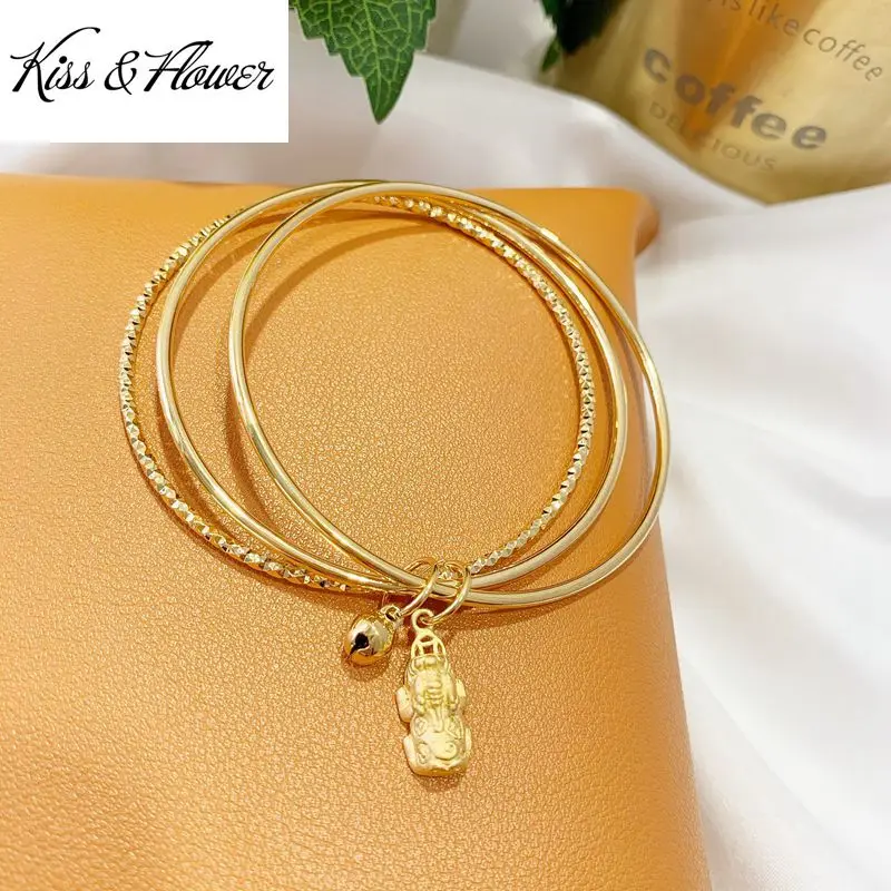 

KISS & FLOWER BR275, Изящные Ювелирные изделия, оптовая продажа, модная женская, девушка, невеста, подарок на день рождения, свадьбу, винтажная модель