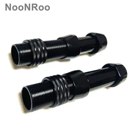 NooNRoo-Heavy Duty Aluminum Reel Seats, DIY Repair Fishing Rod, Black and Gold Color, Size 20 # & #22