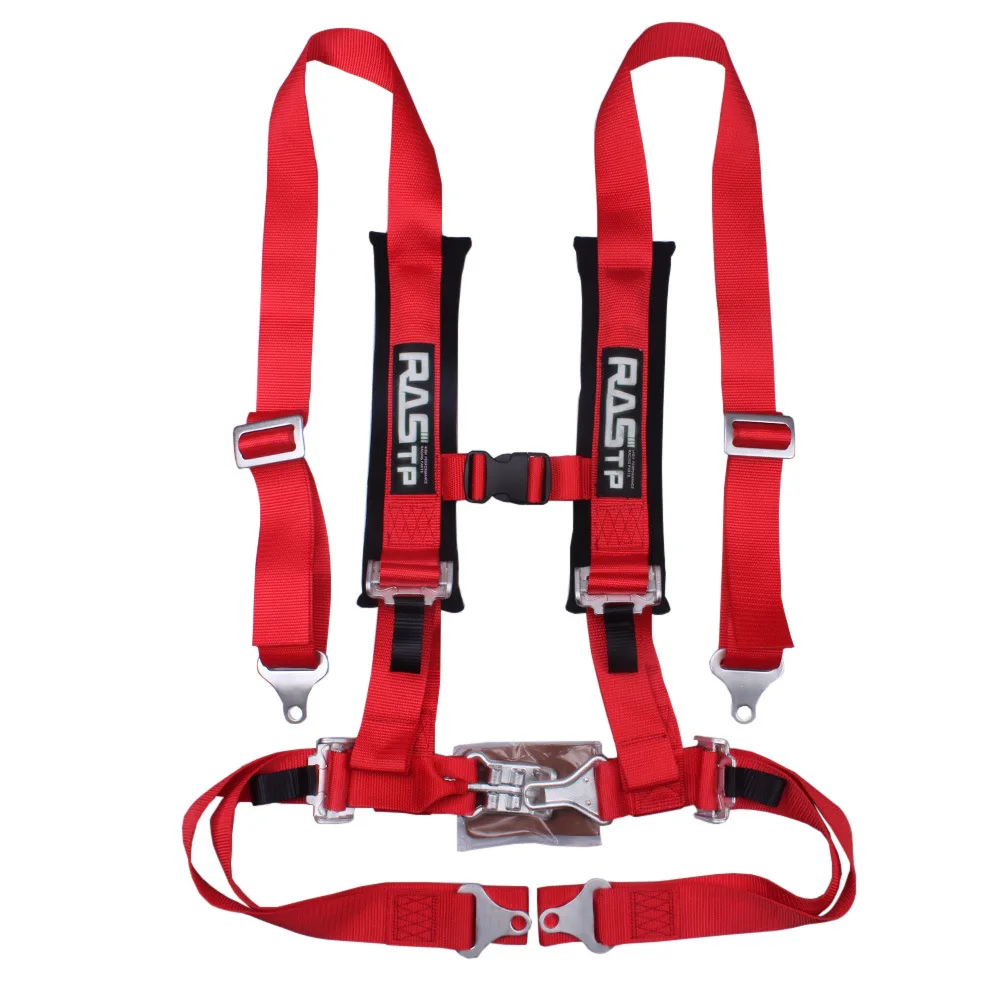 Cường Lực Cao Cấp Polyester Webbing Xe Sửa Đổi 2 Inch 4 Điểm Đua Xe Kart Dây An Toàn Nhanh Chóng Phát Hành Dây An Toàn 3 Inch 5 Điểm
