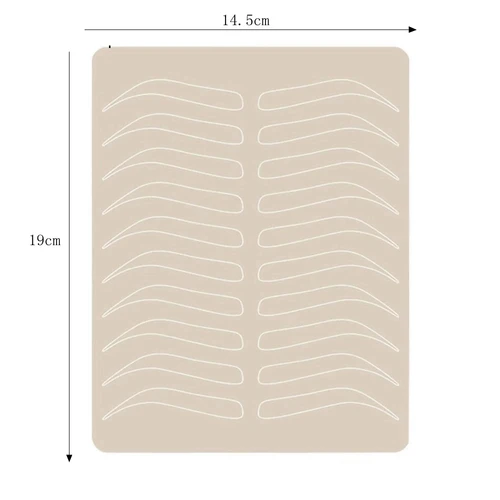 Imagen 2 del producto 3/5/10/15 Uds práctica del tatuaje piel ceja práctica maquillaje permanente falso Microblading tatuaje principiante piel tatuaje Accesorios