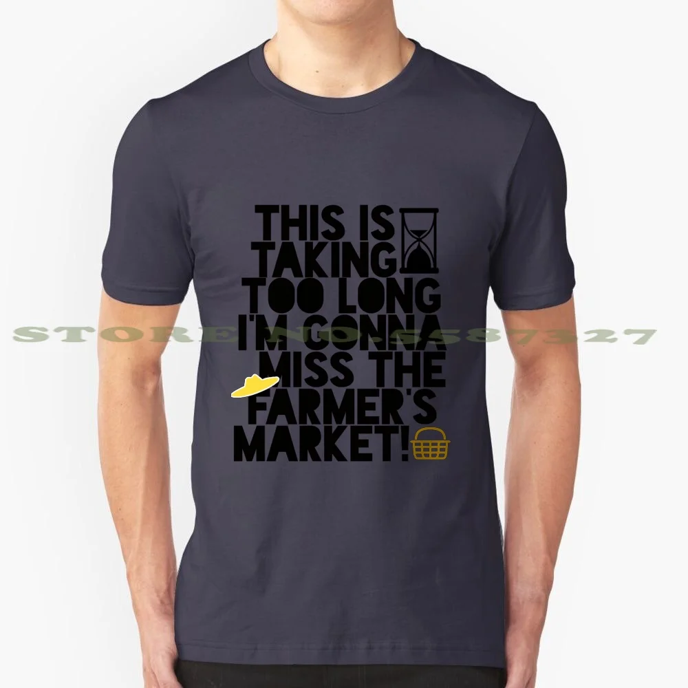 I'M Gonna Miss The Farmer'S Market 100% Cotton T-Shirt Brooklyn 99 Brooklyn Nine Nine Terry Crews Terry Jeffords Farmer Time