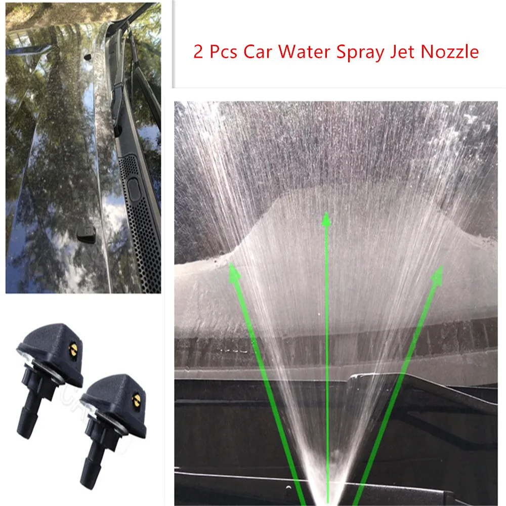 Car Windshield Washer Wiper Water Spray Nozzle for Mercedes W204 W203 W211 BMW E46 E39 E60