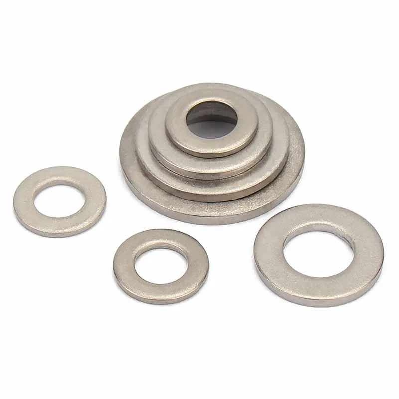 1/2/5/10pcs Pure Titanium TA2 Flat Washer Plain Gasket for M2.5 M3 M4 M5 M6 M8 M10 M12 M14 M16 M18 M20 Screw Bolt GB97