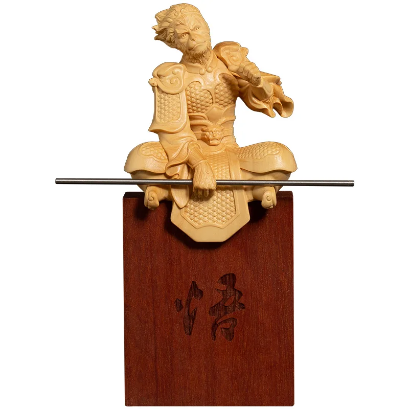 

Monkey King Hero is Back "Sculpture, Exquisite Anime Mini Model, Sophisticated Office and Home Decor, Perfect Car Accessory