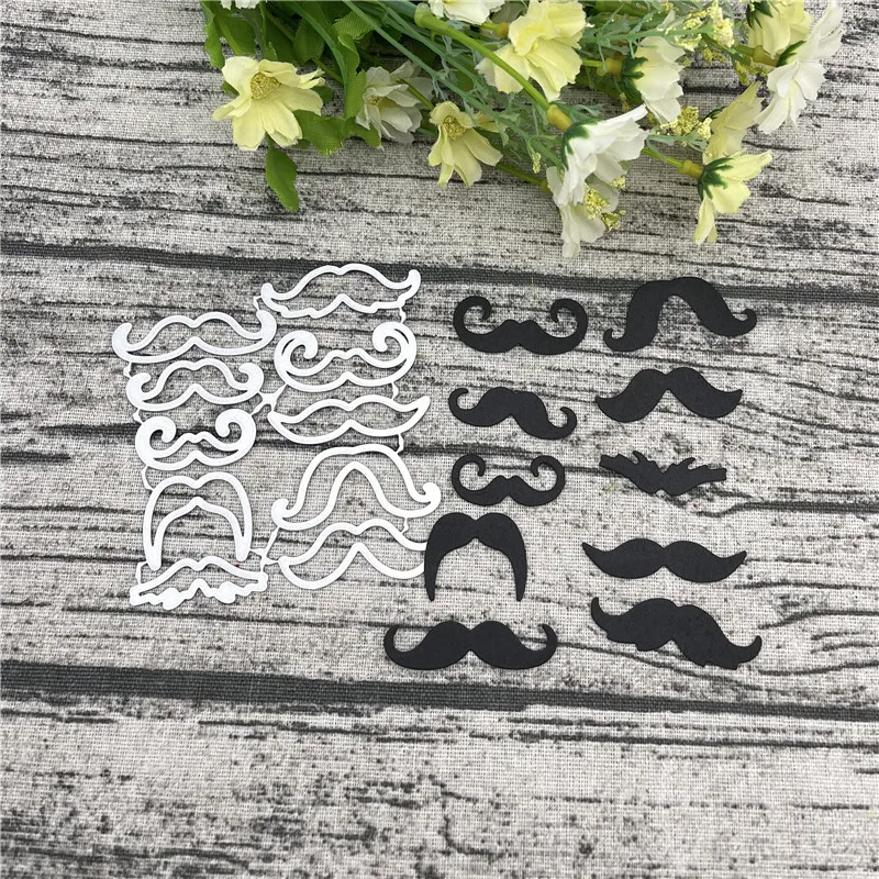 Rama karty wąsy Craft Metal wykrojniki dla DIY Album Scrapbooking wytłaczania papieru karty ozdobne rękodzieło