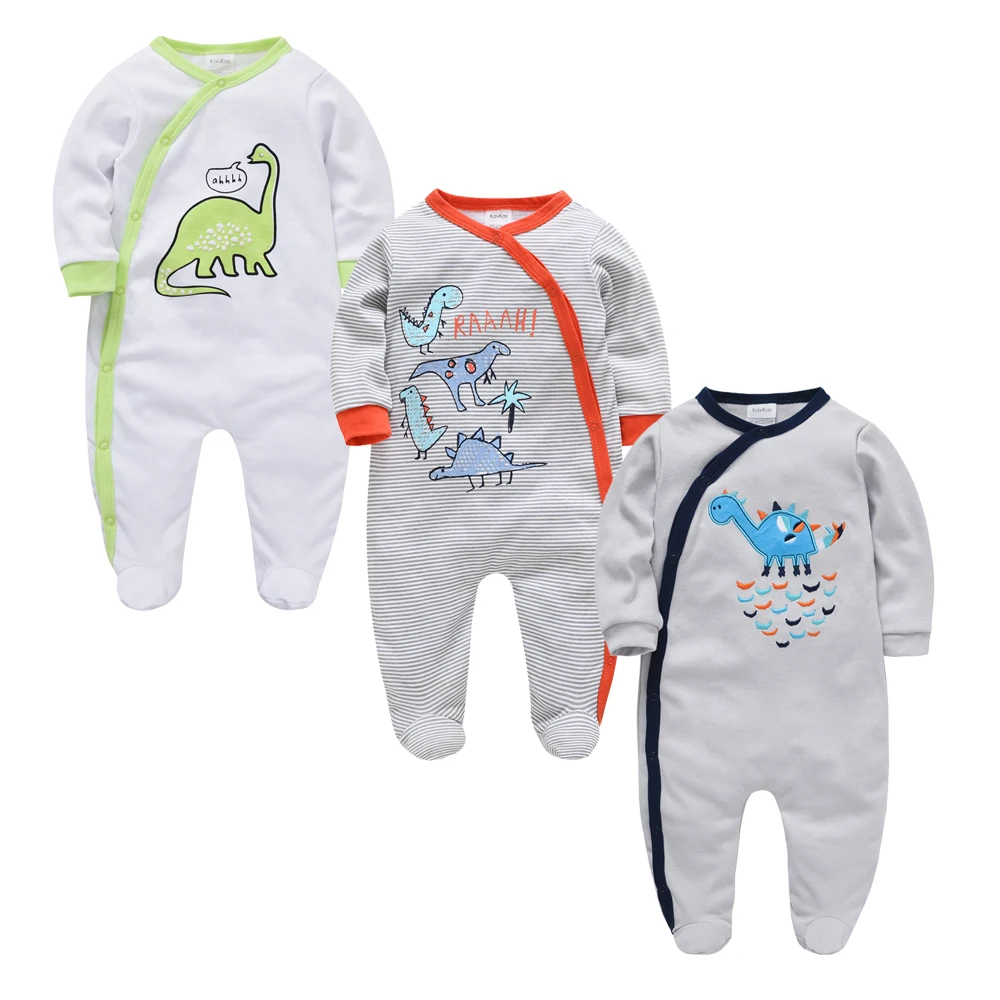 

Roupas Bebe De Long Sleeve Newborn Baby Boys Footies Overalls Cotton Cartoon Infant Girl Jumpsuits Cute Toddler Onesies Set