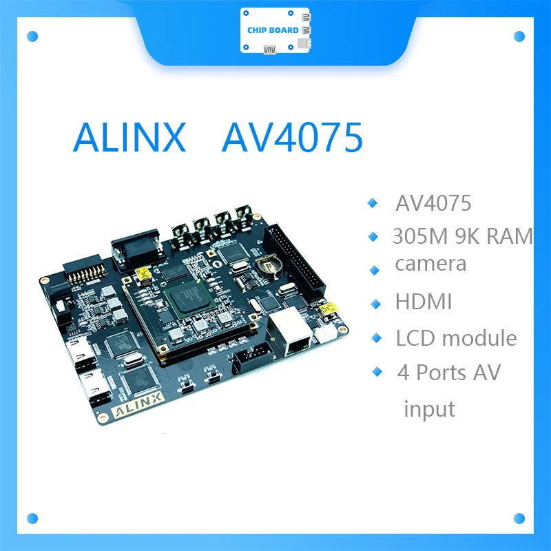 

ALINX AV4075 Brand Intel ALTERA FPGA Development Board Cyclone IV Video Image Processing HDMI Input/Output