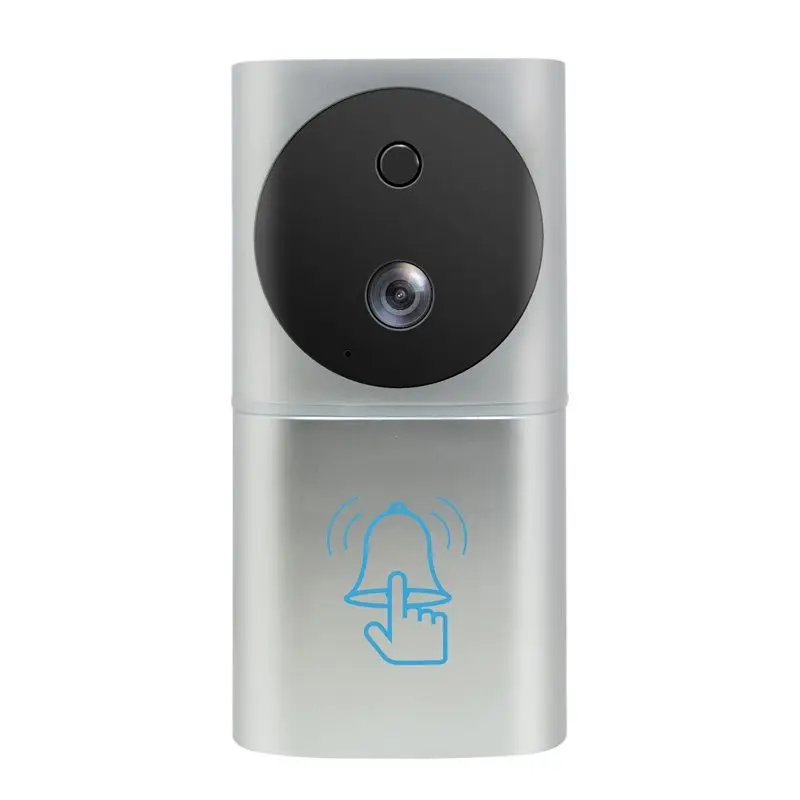 New Motion Sensor Ring Doorbell Wifi Video Door Bell with 1080P Camera IOs Android Cordless Door Bell with Remote Unlock