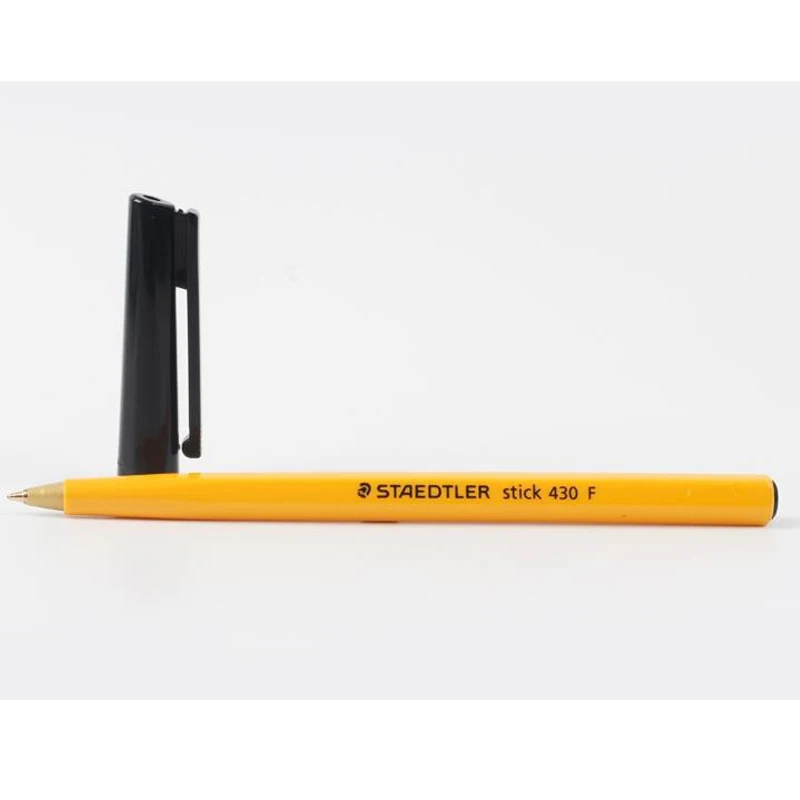 10 pz/scatola STAEDTLER 430F Penna A Sfera 0.5 millimetri Nero Blu Rosso Penna A Sfera Roller Stylo Inchiostro Liscio Balpen Ufficio Scuola accessori