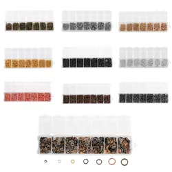 1 Set 3 4 5 6 7 8 10 mm Open Jump Rings Connectors For DIY Necklace Bracelet Jewelry Making kits Finding Supplies sets