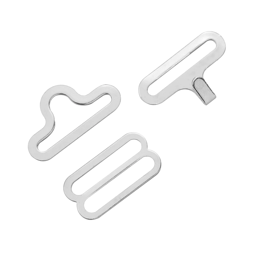 25-100 Sets Adjustable Bow Tie Hardware Kit, Cravat Clips & Necktie Hooks, DIY Fasteners for Custom Men's Straps Accessories