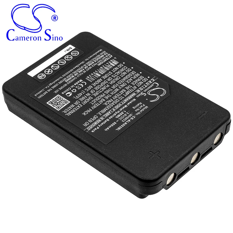 CameronSino 배터리 Autec lk용, Autec MHM03 R0BATT00E11A0 크레인 원격 제어 배터리 500mAh/1.80Wh 3.60V Ni-MH 블랙