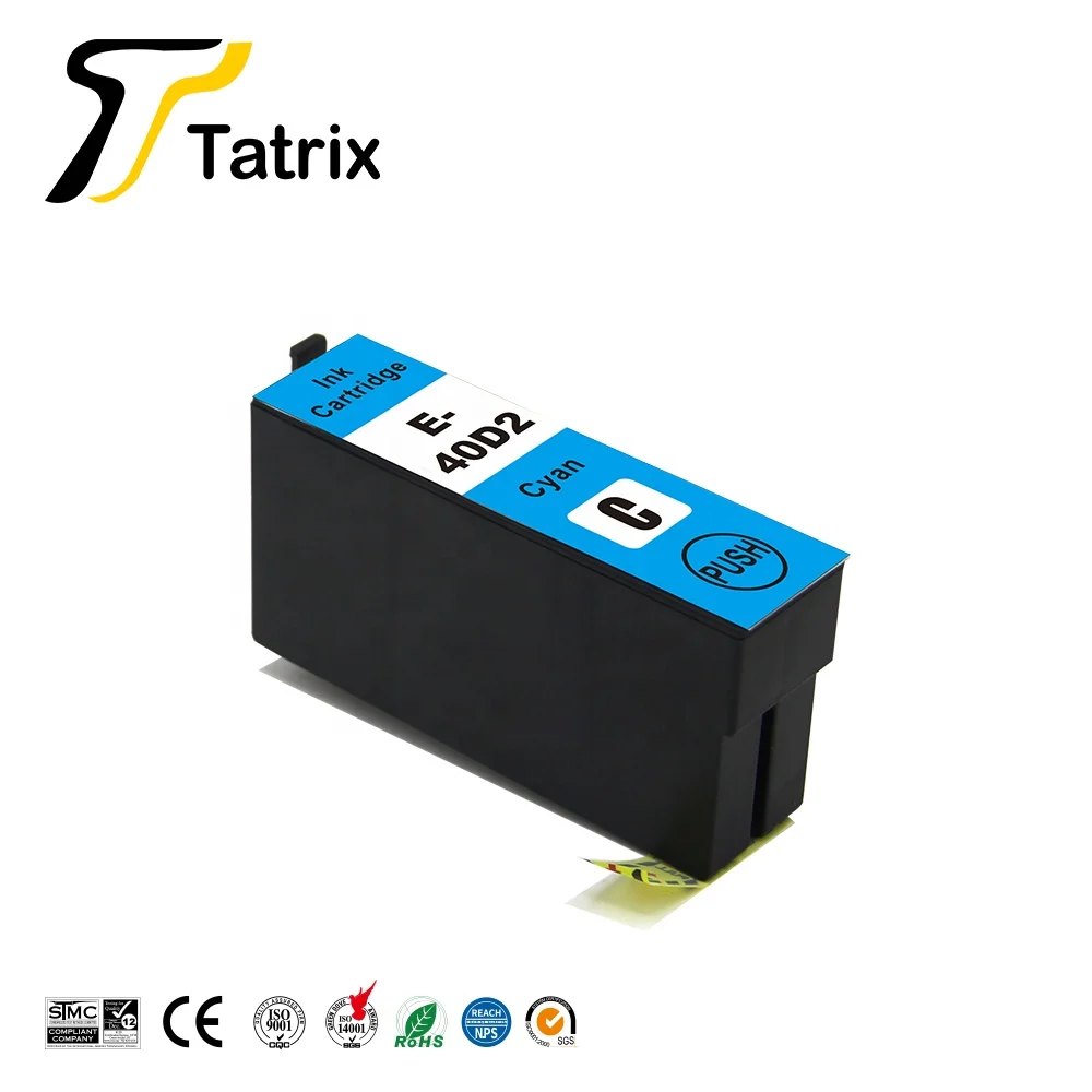 Tatrix T40D1 T40D2 T40D3 T40D4 T40D Compatible Printer Inkjet Ink Cartridge for Epson SureColor SC-T3100 SC-T5100 SC-T2100