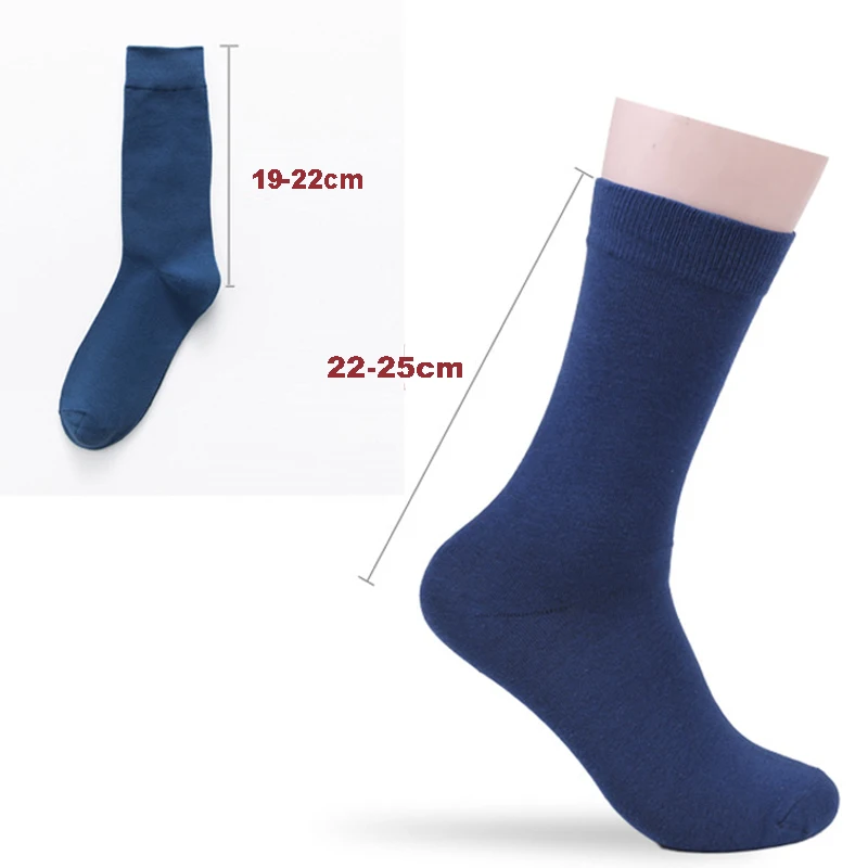 10 Pairs High Quality Spring Autumn Men\'s Cotton Socks Size 38-45 Long Socks For Men Dress Socks Male Gifts Business Casual Sox