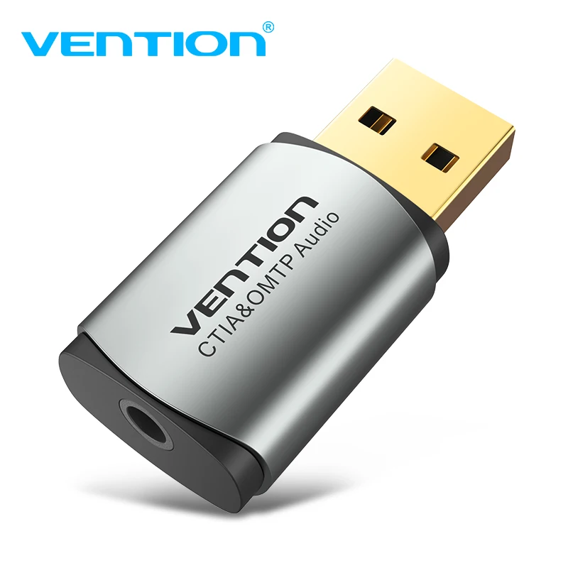 Vention внешняя звуковая карта USB 2-в-1 3,5 мм USB адаптер аудио Интерфейс для вставные наушники кабель компьютер звуковая карта с интерфейсом USB