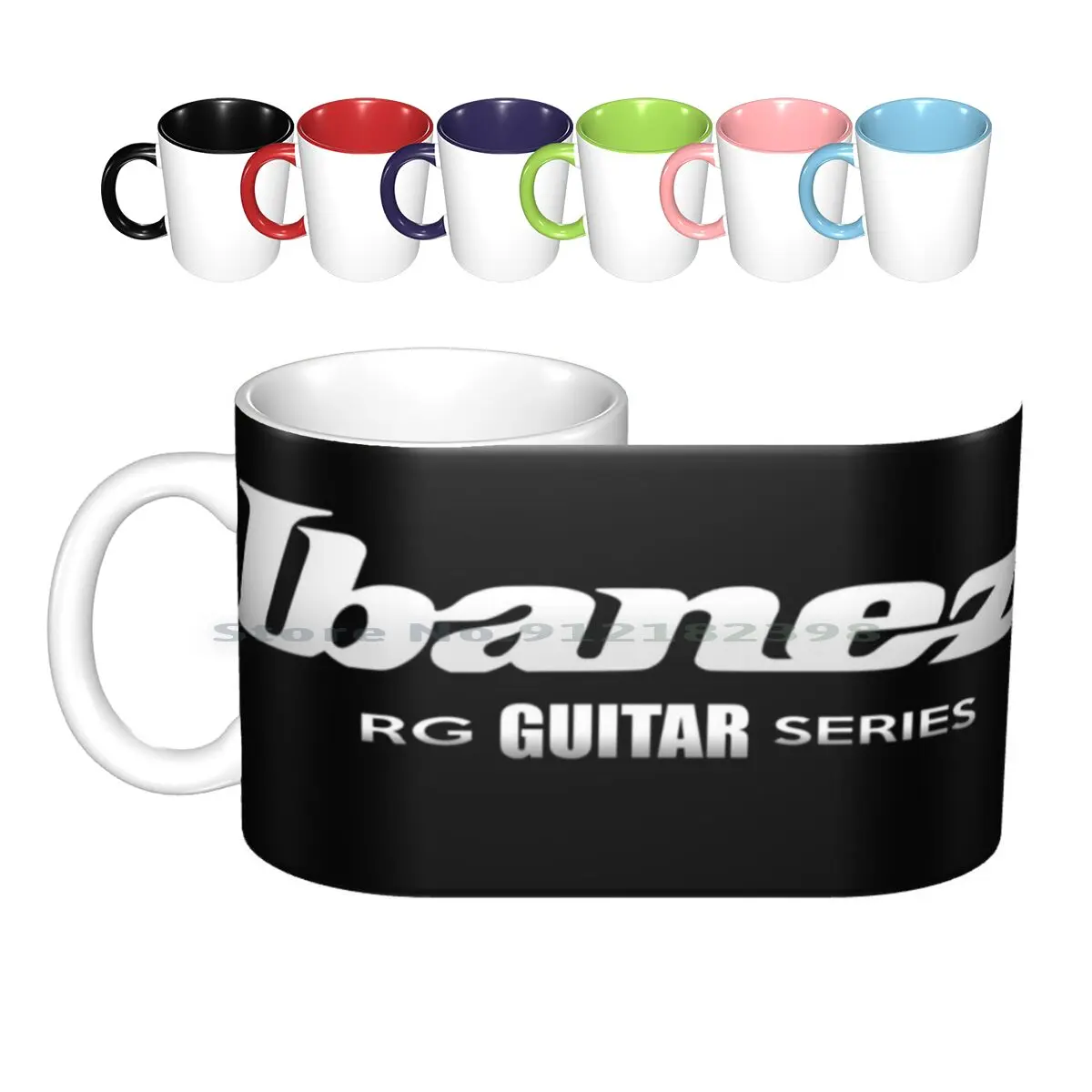 Rg Guitar Ceramic Mugs Coffee Cups Milk Tea Mug Jackson Jackson Guitar Guitar Music Tones Sound Riff Metal Guitars Ibanze Rg