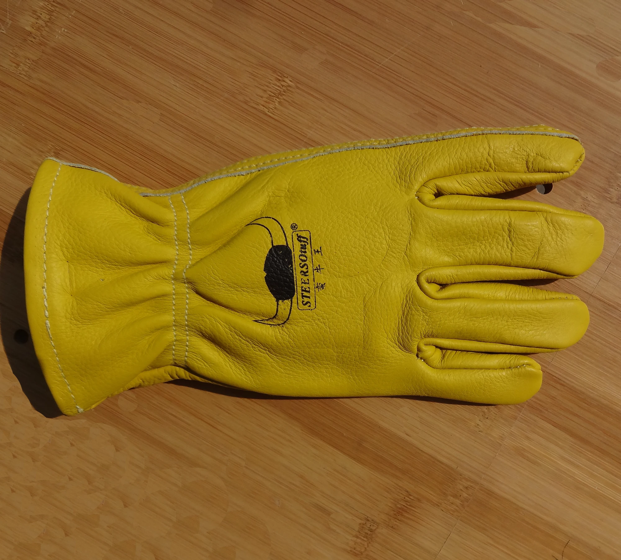 Leather Welding Glove Mechanics Glove Work TIG MIG Arc Welder Grain Calfskin Comfo Flex Safety Cow Leather Driver  12 Pairs