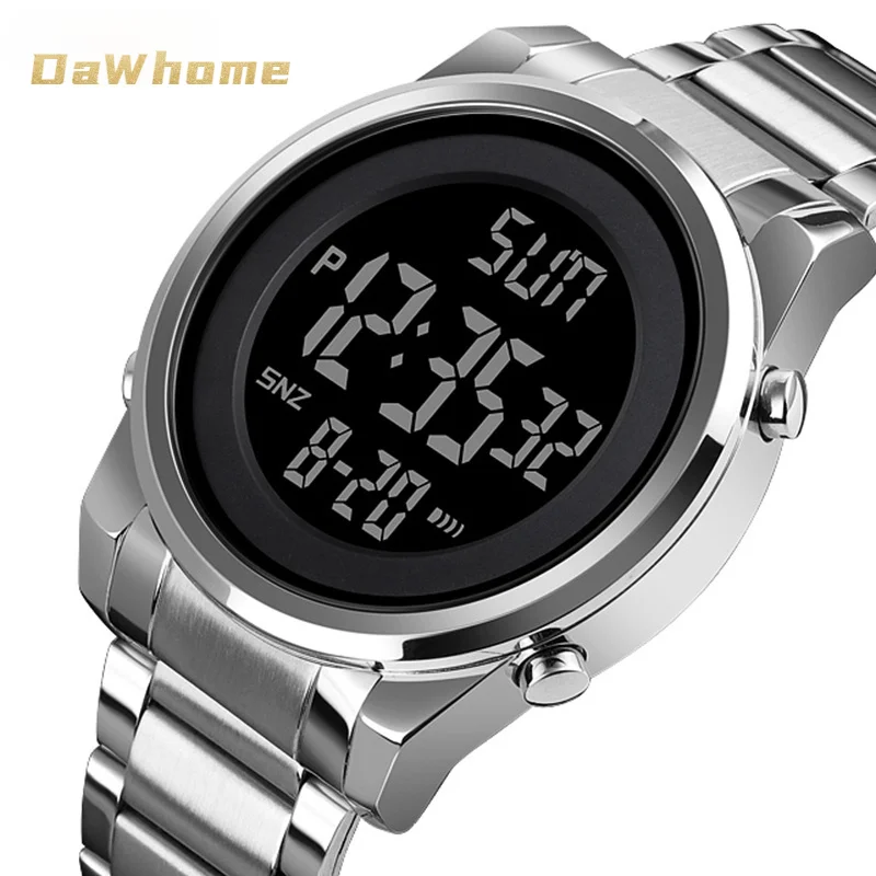 2023 Digital Men\'s Watches Fashion LED Men Digital Wristwatch Male Clock Hour For Mens Reloj Hombre Electronic Watch 2 Time