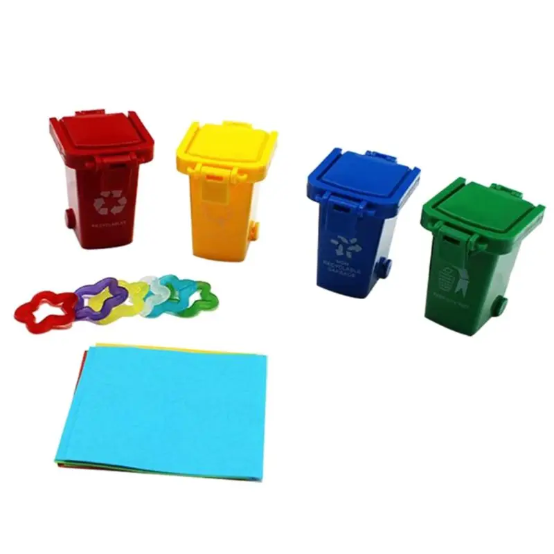 2021 New Parrot Training Color Sorting Bin Puzzle Toys Bird Educational Teaching Tool Box