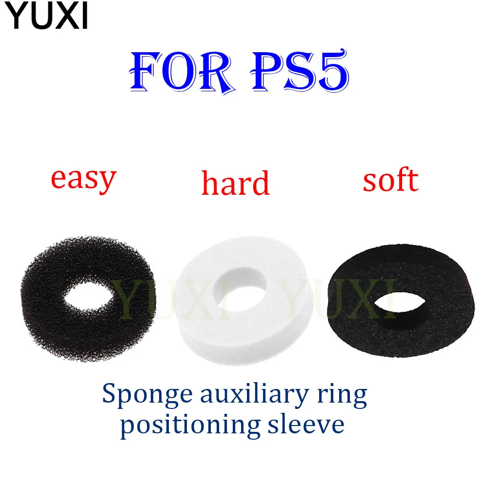 YUXI 2PCS Tension Adjustment Analog Stick Aim Assist Assistant Ring For PS4 For PS5 XBOXONE Switch Pro Sponge Auxiliary Ring