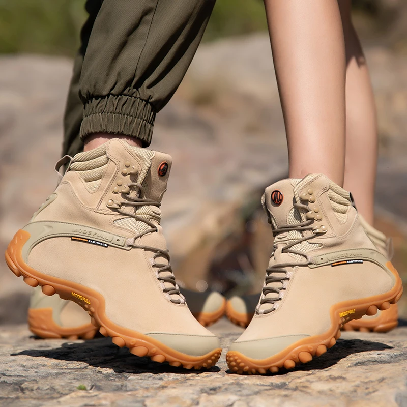 Botas tácticas de cuero impermeable – Outdoor y caza - imagen 3