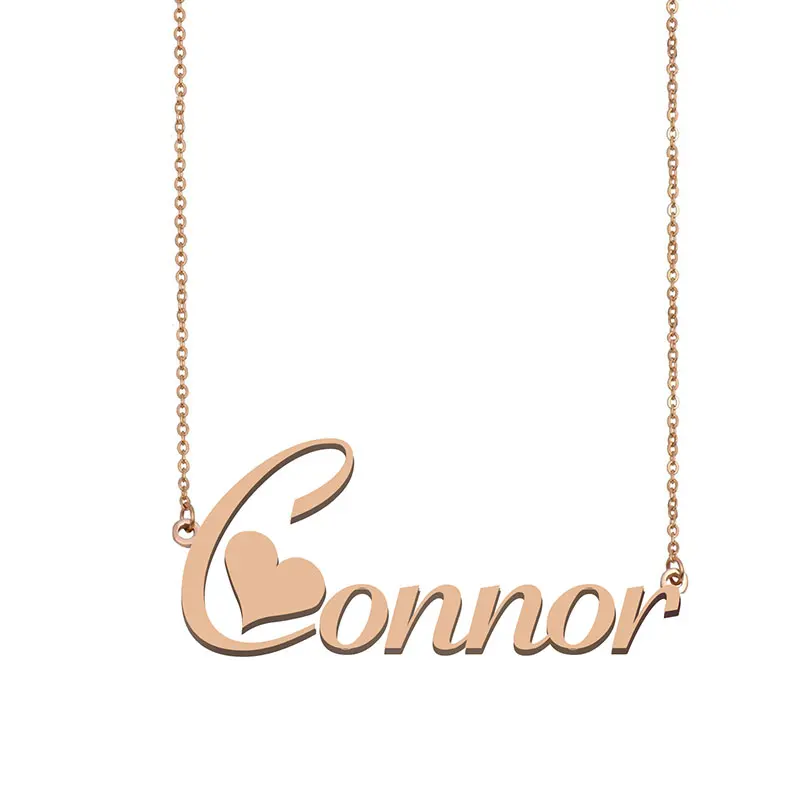 

Connor Name Necklace Personalized Stainless Steel for Women Girlfriend Birthday Wedding Christmas Mother Gift