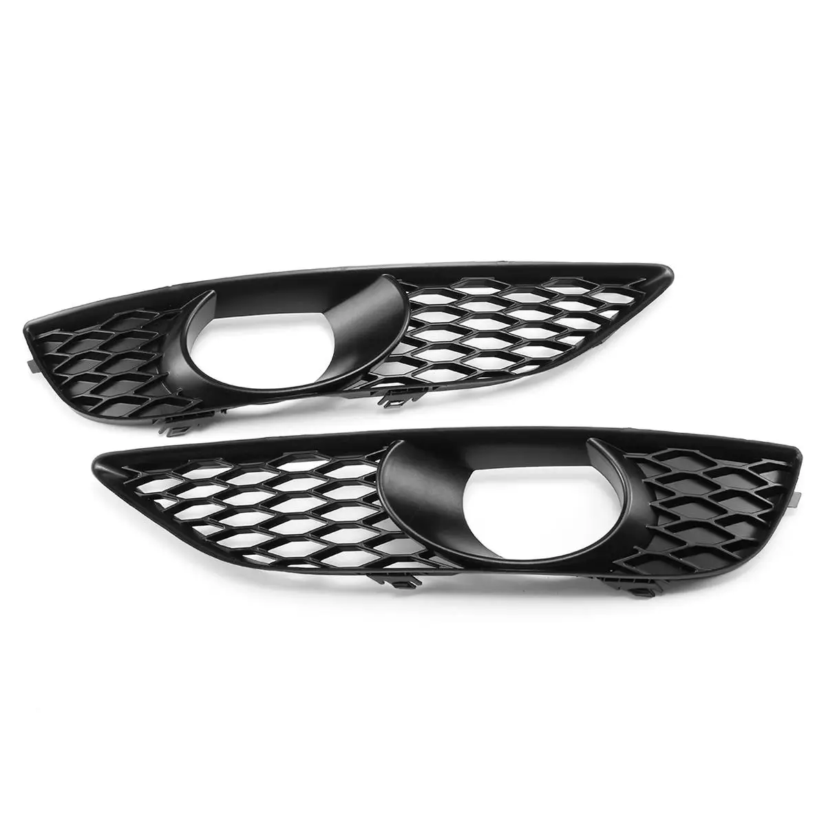 Pair Car Front Fog Light Grille For Audi Q7 Sport 4L S-Line 2010 2011 2012 2013 2014 2015 Lower Bumper Fog Lamp Grill 4L0807676C