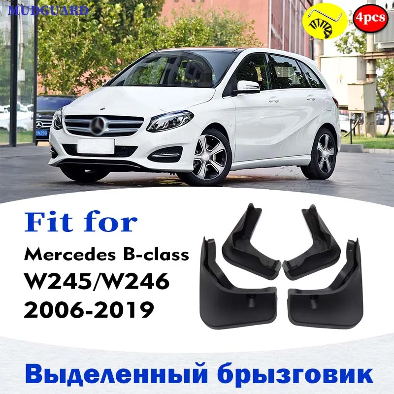 

Mudflaps FOR Mercedes BENZ B CLASS W245 W246 Mudguard Fender Mud Flaps Guard Splash Mudflaps Car Accessories Front Rear 4pcs