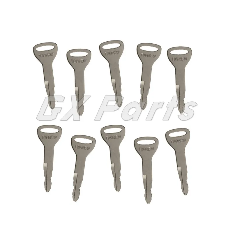 

10 PCS A62597 162597 Ignition Keys 57591-23330-71 for Toyota Forklift