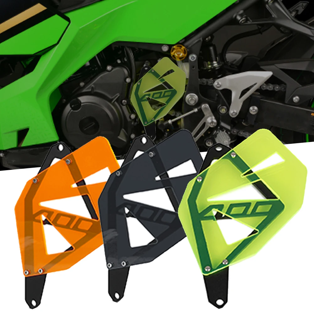 Motorcycle Accessories Front Sprocket Cover Chain Guard Crash Protector For kawasaki NINJA 400 NINJA400 2018 2019 2020 2021