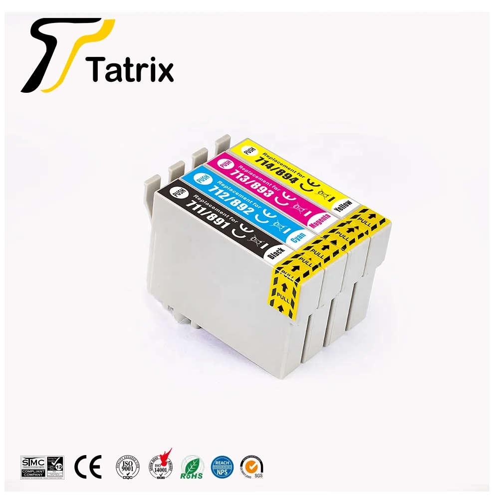 Tatrix T0711 T0715Color Compatible Printer Ink Cartridge for Epson Stylus D78/D92/D120/DX4000/DX4050/DX4400/DX4450/DX5000/DX5050