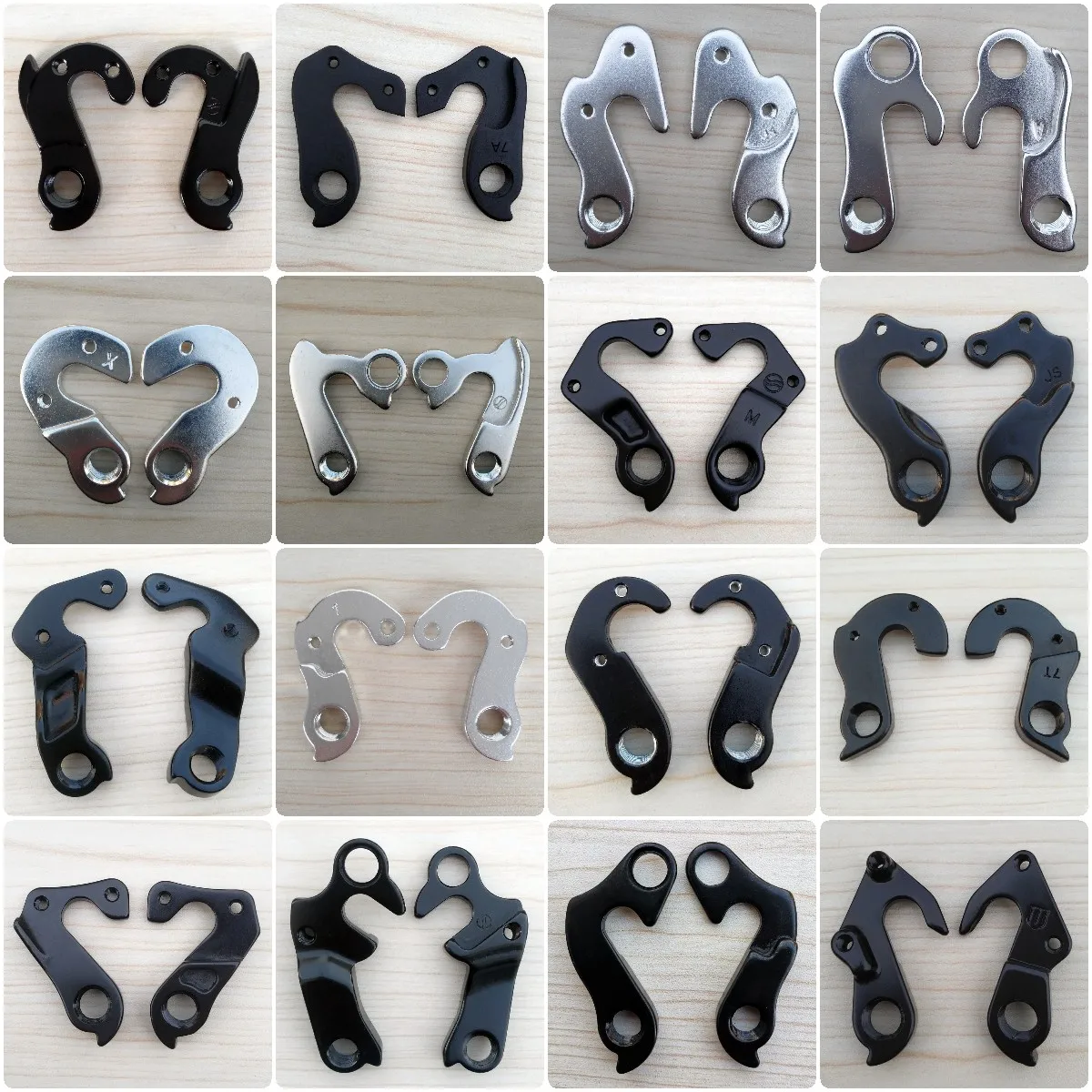 MTB 탄소 후방 변속기 행거 번호 117-132, 메리다 프레임용 자전거 드롭아웃, 특수 큐브 캐년 GT 아발란치, 1PC 