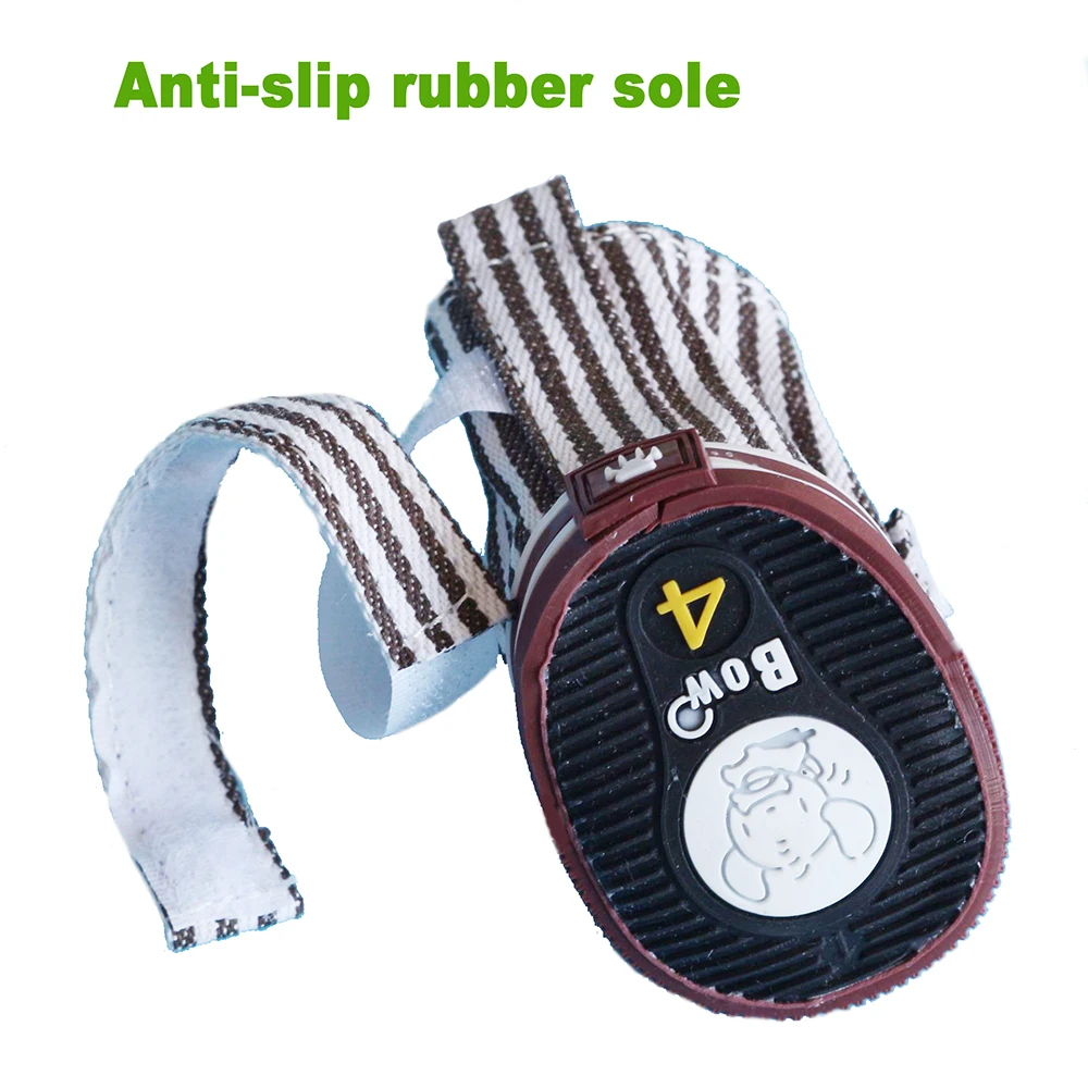 4 Pcs Puppy Pet Dog Anti-slip Shoes Sneakers Breathable Booties  outdoor Casual canvas Sneakers for Teddy small middle dogs