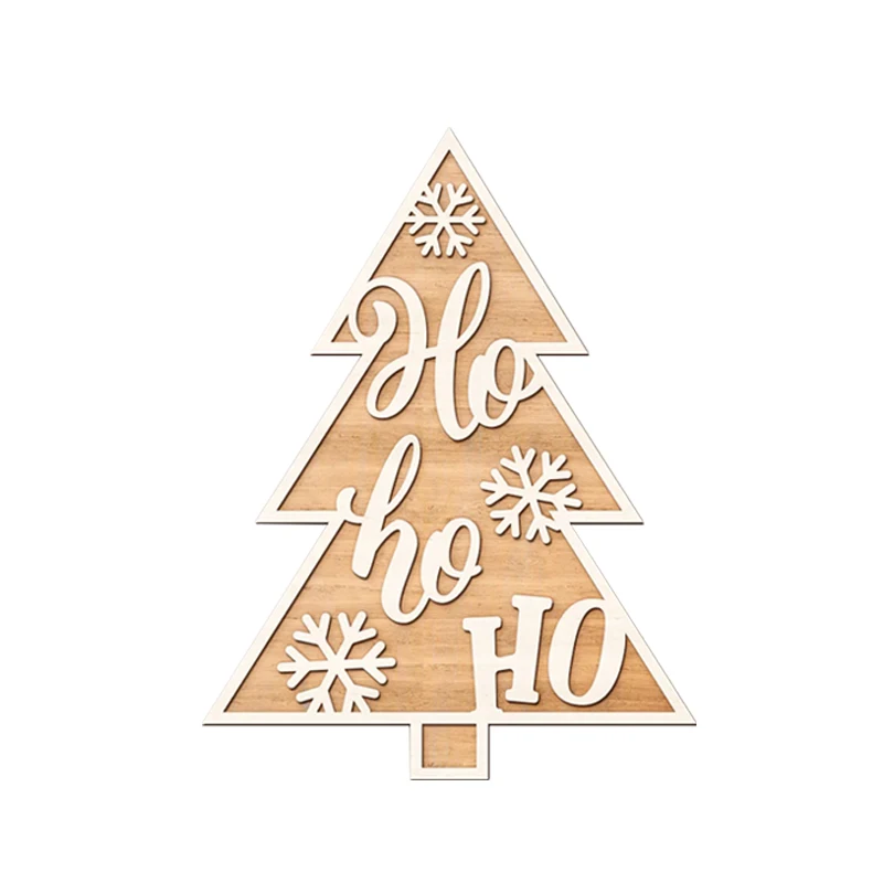 metal cutting dies mold die cut ho ho ho Christmas Tree diy Scrapbook paper craft knife mould blade punch stencils dies 2021