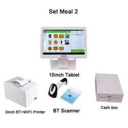 New Arrival 10 inch Touch Screen Tabelt PC POS Cash Register All in One for For Supermarket HS002