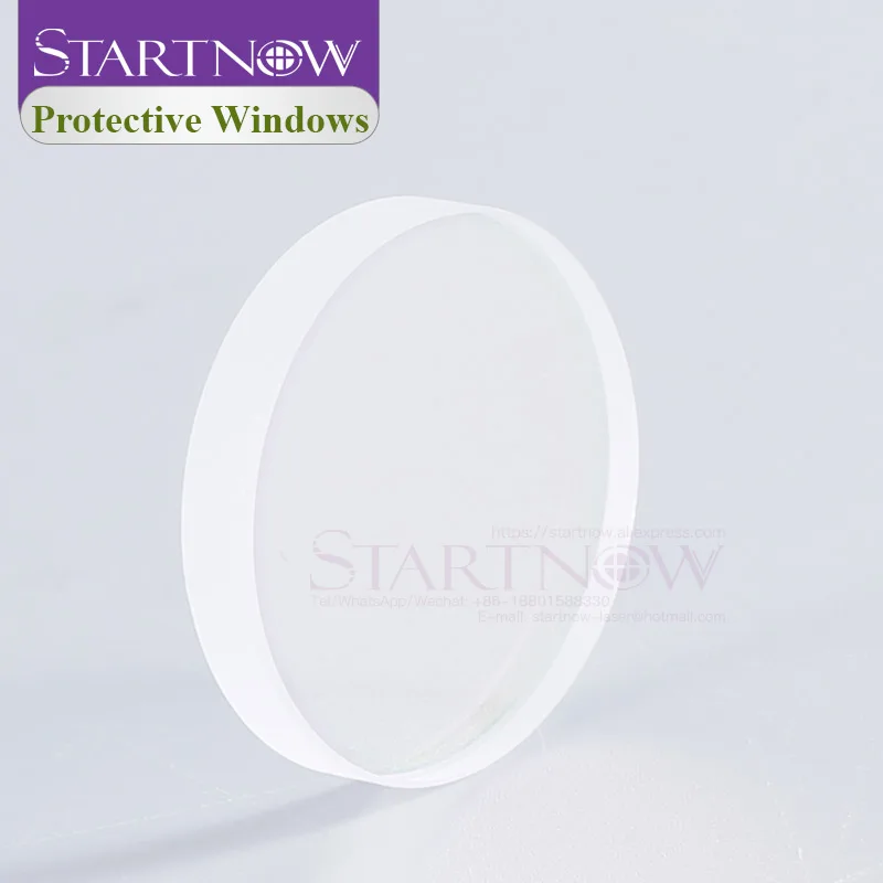 Startnow Laser Protective Lens D50mm 1064nm AR Coated Optical Glass Fiber Lens For Laser Welding Cutting Machine Equipment Parts