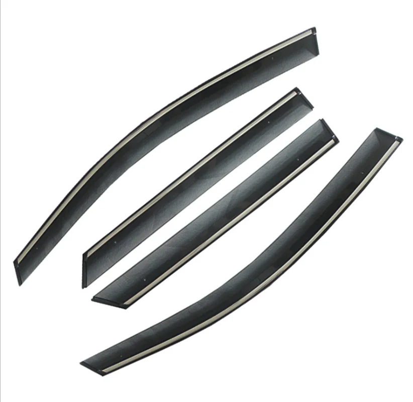 

Stainless steel bright strip weather shield for Dongfeng Glory 580