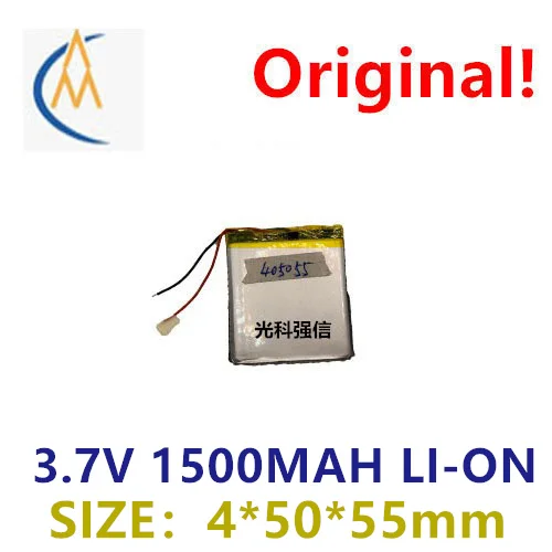 buy more will cheap 3.7V  lithium battery 405055 1500mah MP4 GPS Navigator / equipment miniature navigator toy circuit boar