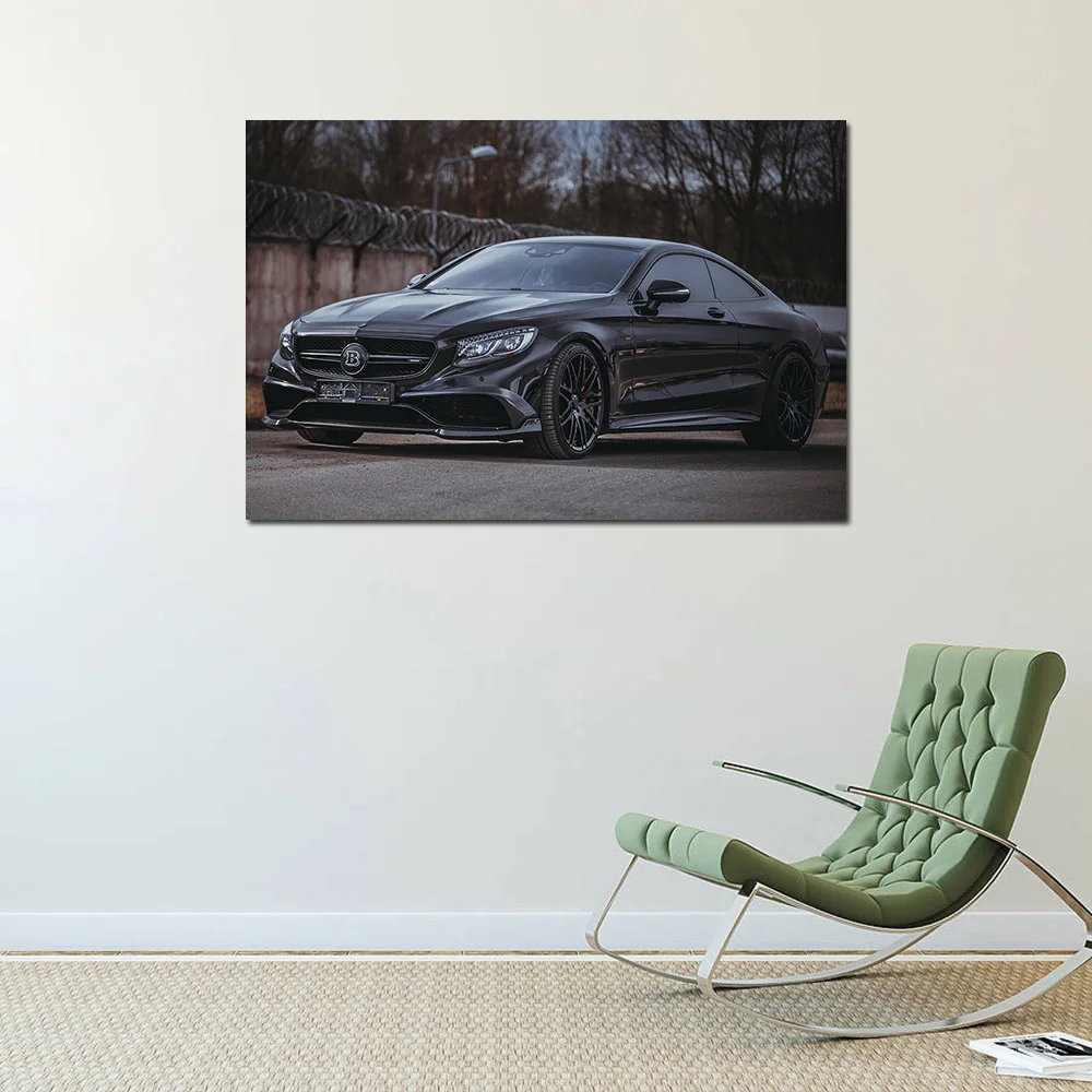 1 Piece Canvas Painting Brabus S Class Car HD Posters and Prints Wall Pictures for Living Room Decor