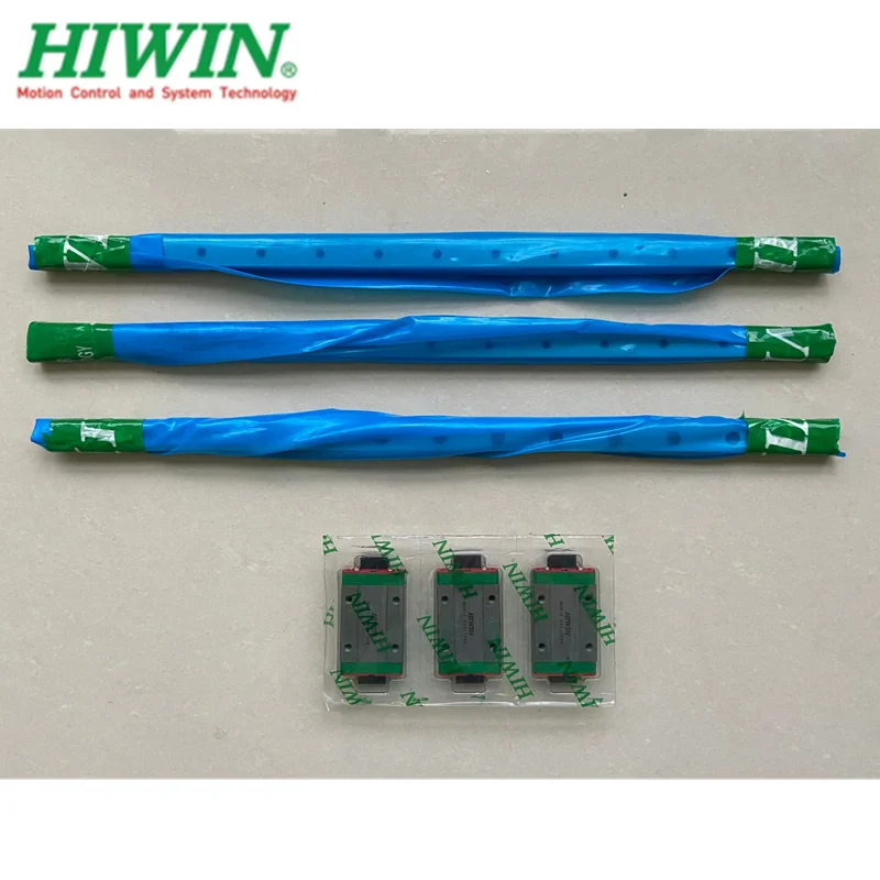 3pcs Hiwin linear rail  MGN12 150 200 250 300 330 350 400 450 500 550 mm MGNR12 guide +3pcs MGN12H block carriage 3D printer CNC