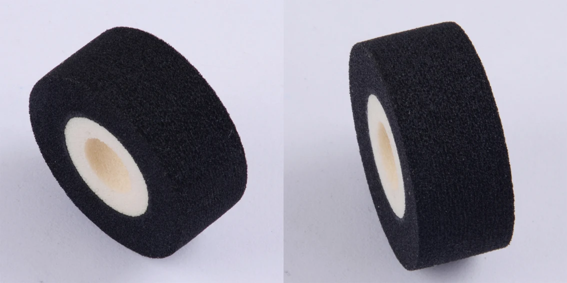 Imagem -02 - Rolo de Tinta de Estampagem Quente Roda para Fricção Data Codificação Máquina Preto e Branco 36*32 mm
