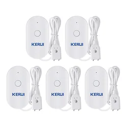 KERUI Smart  WiFi Water Sensor Home Kitchen Water Leak Detector Tuya APP Monitoring of Leaks Phone Notification Security Alarm