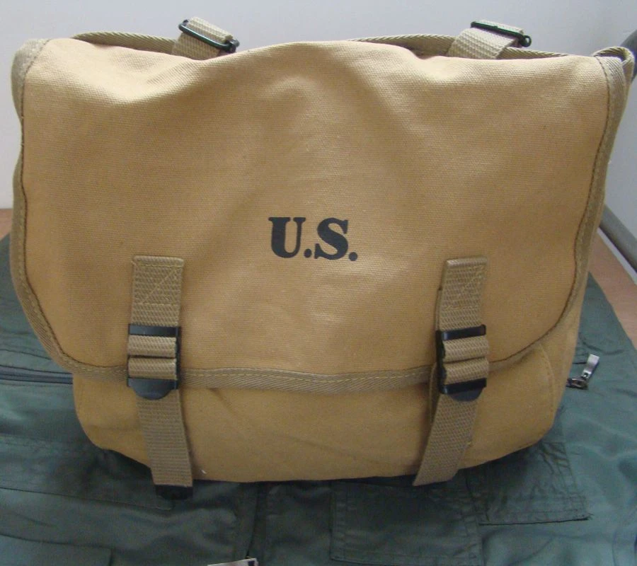 WWII WW2 US ARMY M1936 MUSETTE FIELD BAG BACKPACK HAVERSACK HUNTING HIKING CLIMBING CAMPING Military War Reenactments 5605101