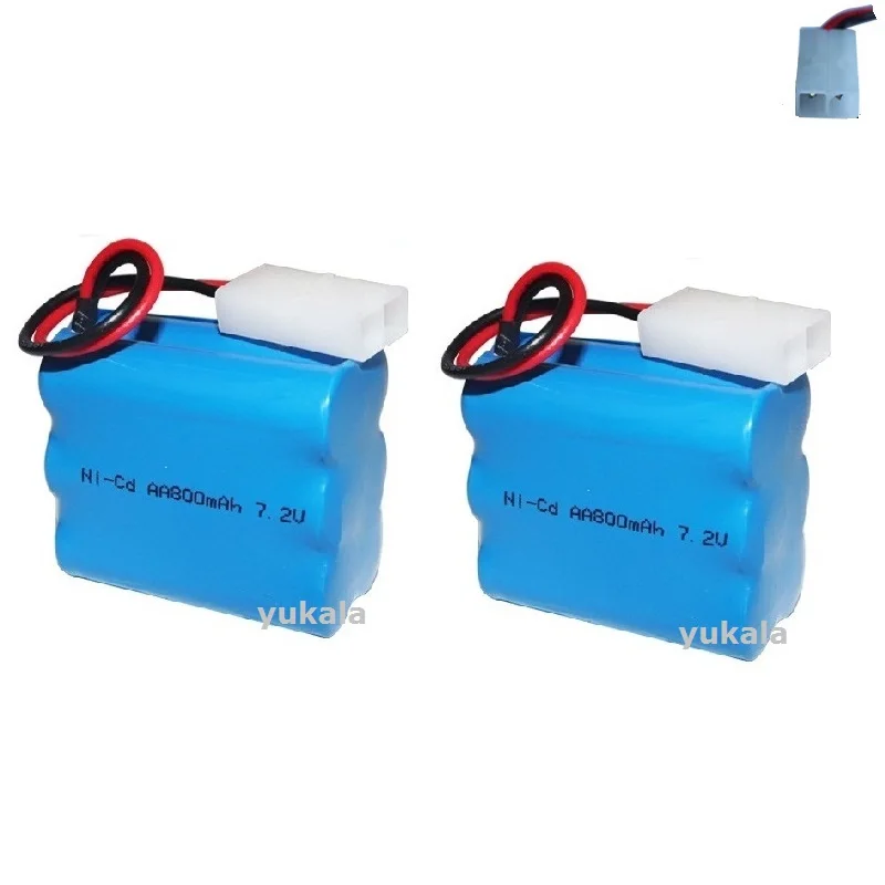 7.2V 800MAh NI-CD AA Pin/Củ Sạc USB Dành Cho RC Xe Tải/Ô Tô/Hengtai HT3826 3827 3832 2873 2874 2879 RC Thuyền/RC Xe Tăng Sơn Mô Hình Chuyên Dụng Tamiya Cắm