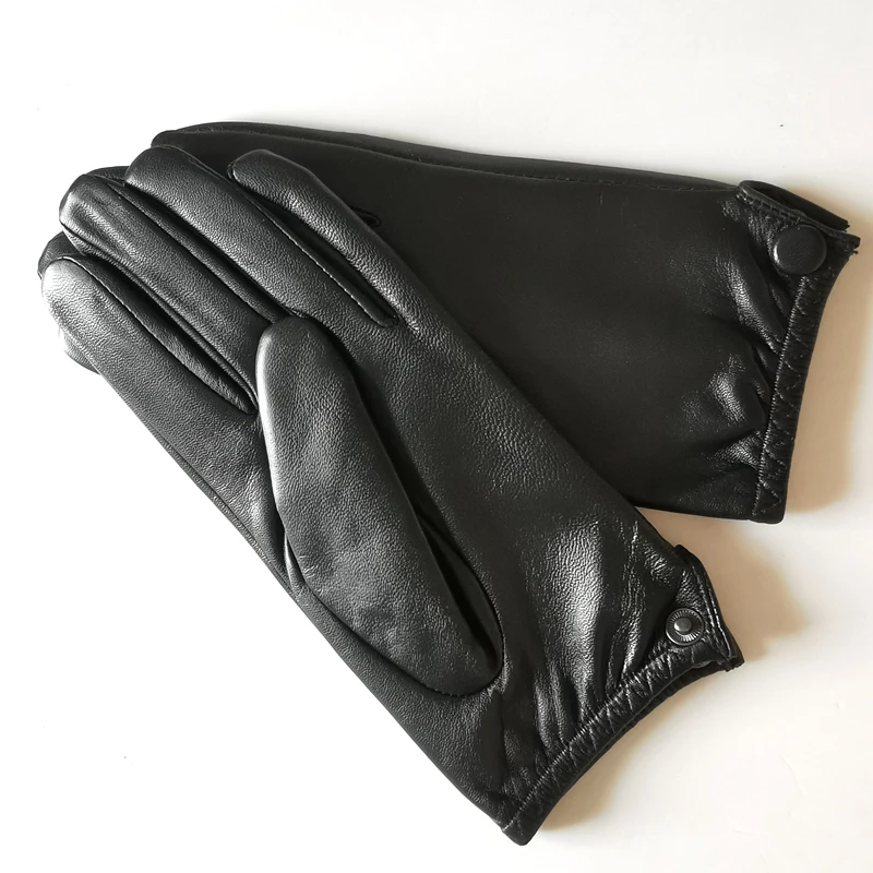 New Women Gloves Genuine Leather Winter Autumn Ladies Fashion Brand High quality goat skin Warm  gloves woman Cycling Gloves