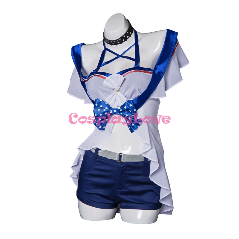 CosplayLove Arknights Skadi Waverider WR04 Swimsuit Summer Cosplay Costume Dress For Christmas Halloween Costume