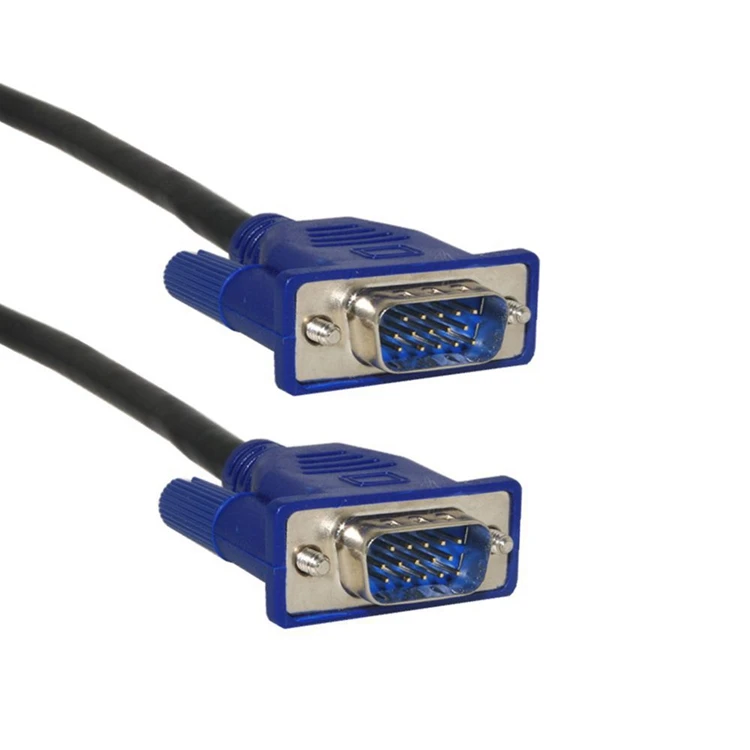 كابل VGA 3 5 ، وصلة فيديو لشاشة الكمبيوتر والتلفزيون ، بطول 0.3 متر-3 متر